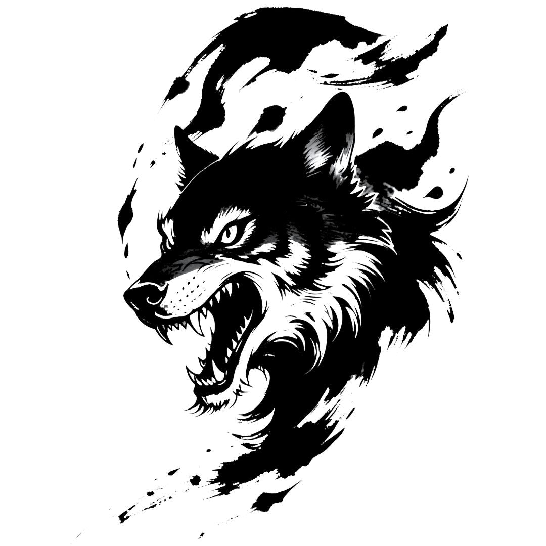Wolf Half Sleeve Tattoo