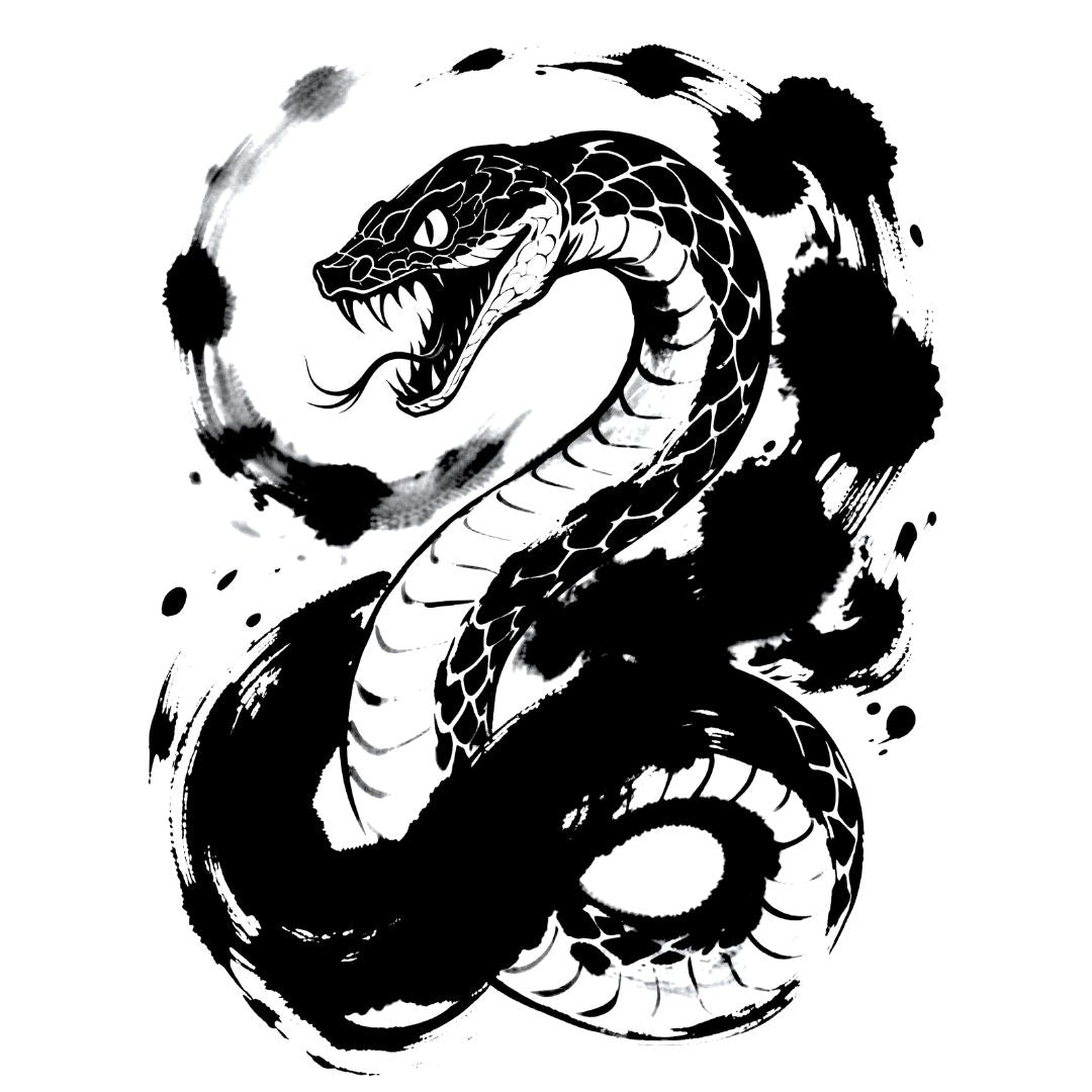 Viper Half Sleeve Tattoo