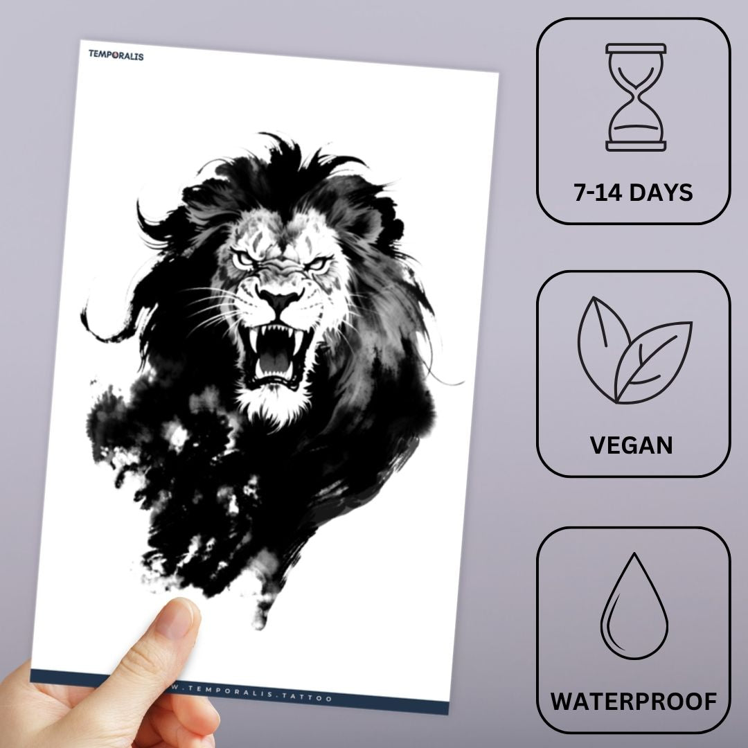 Roaring Lion Tattoo