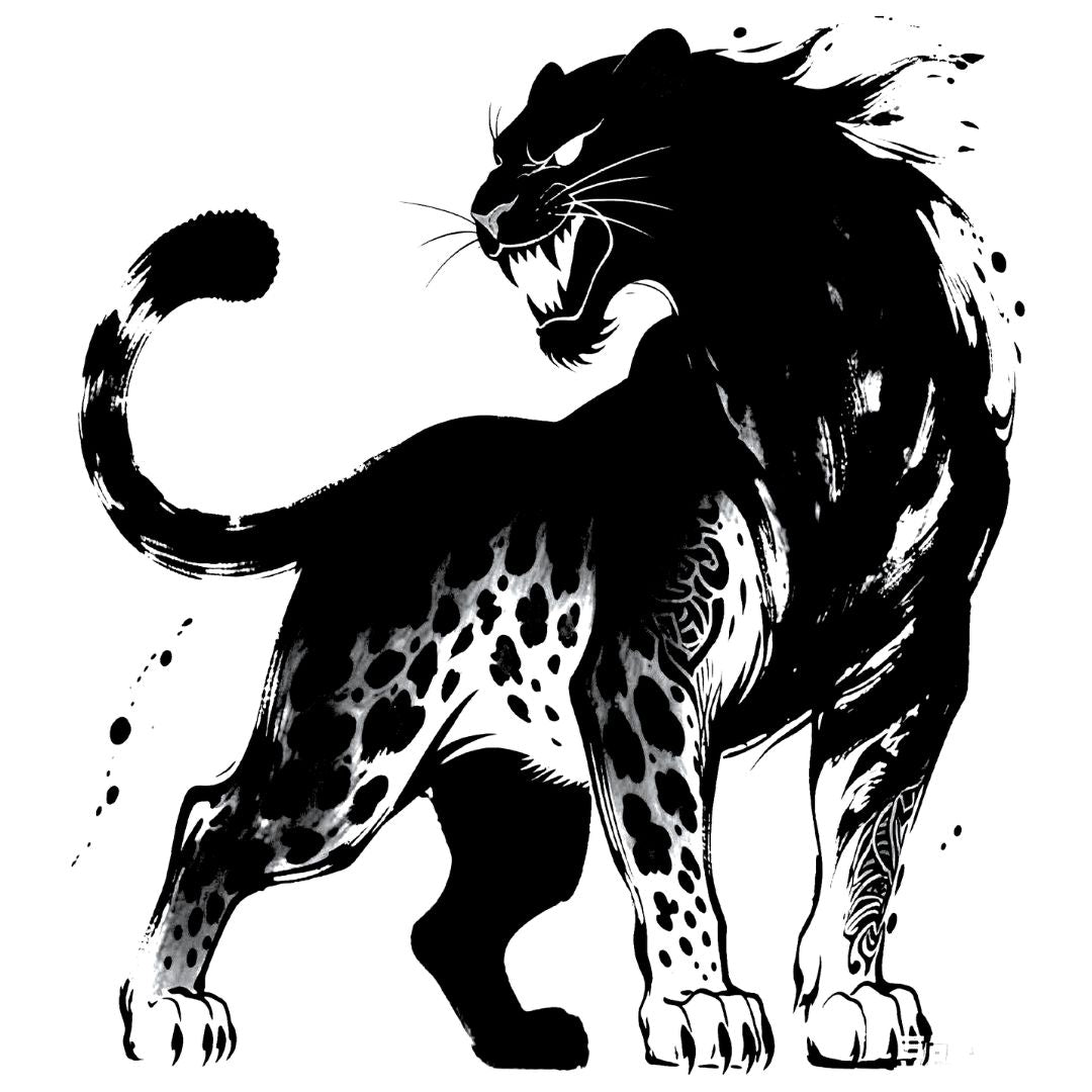Prowling Leopard Tattoo