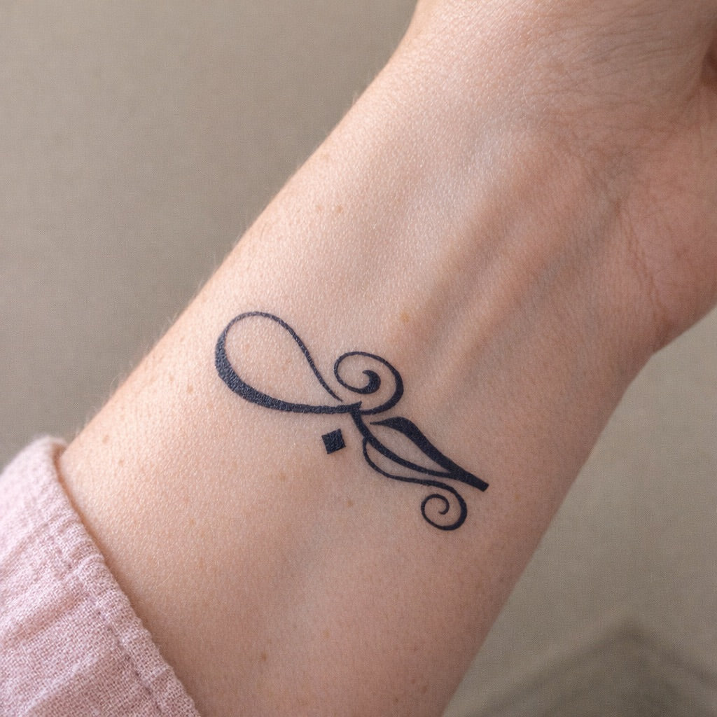 Arabic Calligraphy Script Tattoo - 1 | Temporalis