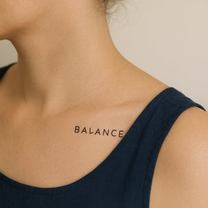 "BALANCE" Typography 1 - Temporalis