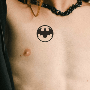 Batman Bat - Señal 1 - Temporalis® - Tatuaje temporal