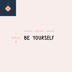 „BĄDŹ SOBĄ” – zdanie 3 – Temporalis® – tymczasowy tatuaż