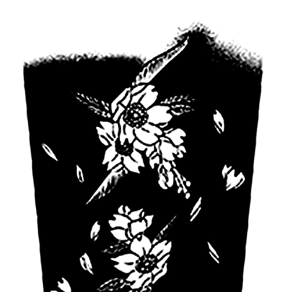Blackwork Sunflower Bouquet Tattoo - 2 | Temporalis