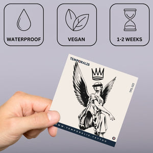 Angelo Bendato della Maestà 3 - Temporalis® - Tatuaggio temporaneo