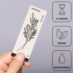 Bloom Twig 2 - Temporalis® - Tijdelijke tatoeage