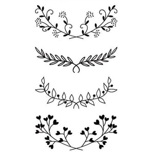 Botanical Wreath Set Tattoo - 2 | Temporalis