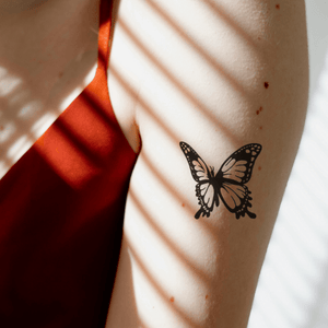 Borboleta 1 - Temporalis® - Tatuagem temporária
