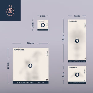 Farfalla - Kit Tatuaggi (5 tatuaggi) 3 - Temporalis® - Tatuaggio temporaneo