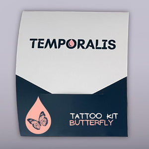 Farfalla - Kit Tatuaggi (5 tatuaggi) 1 - Temporalis® - Tatuaggio temporaneo