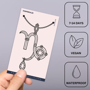 Capricorn Jewel Zodiac Tattoo - 2 | Temporalis