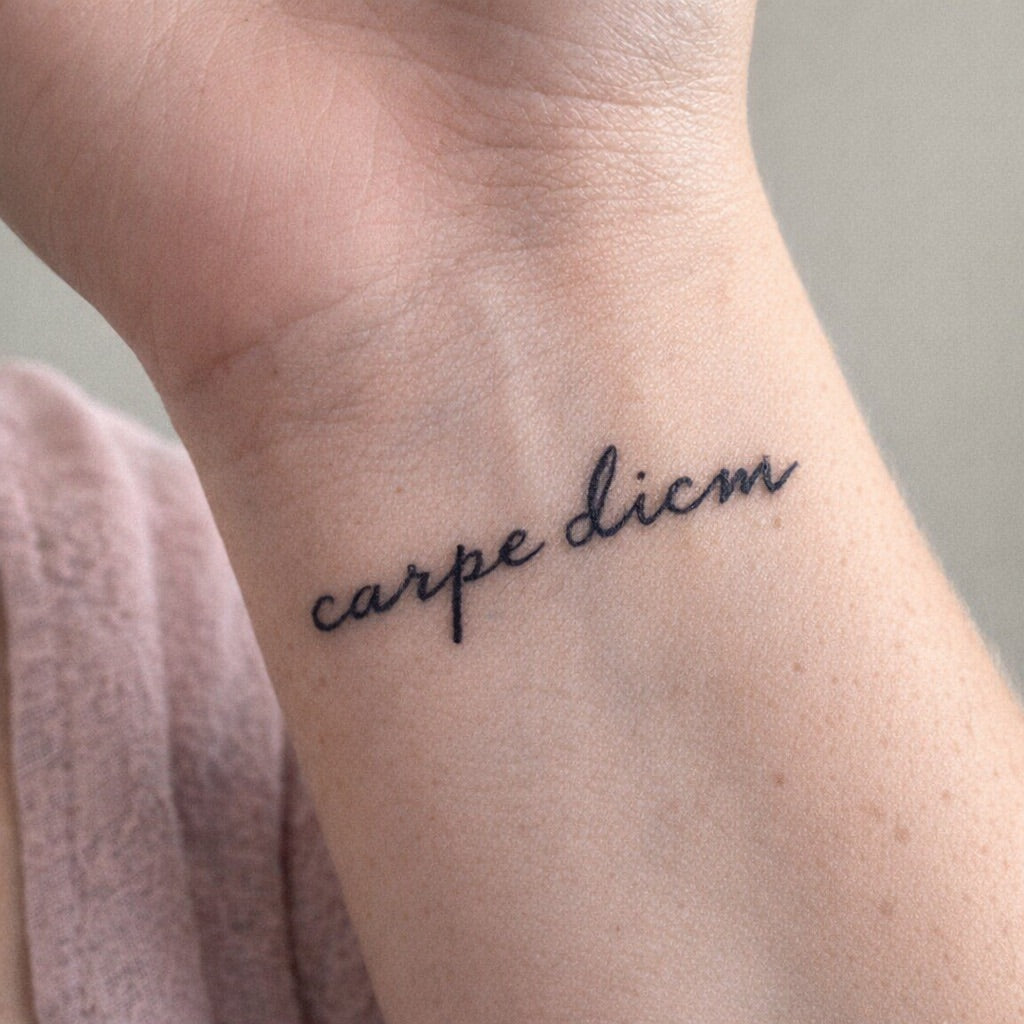 Carpe Diem Tattoo - 1 | Temporalis