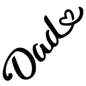 Tekst "Far♡" med hjerte 2 - Temporalis® - Midlertidig tatovering