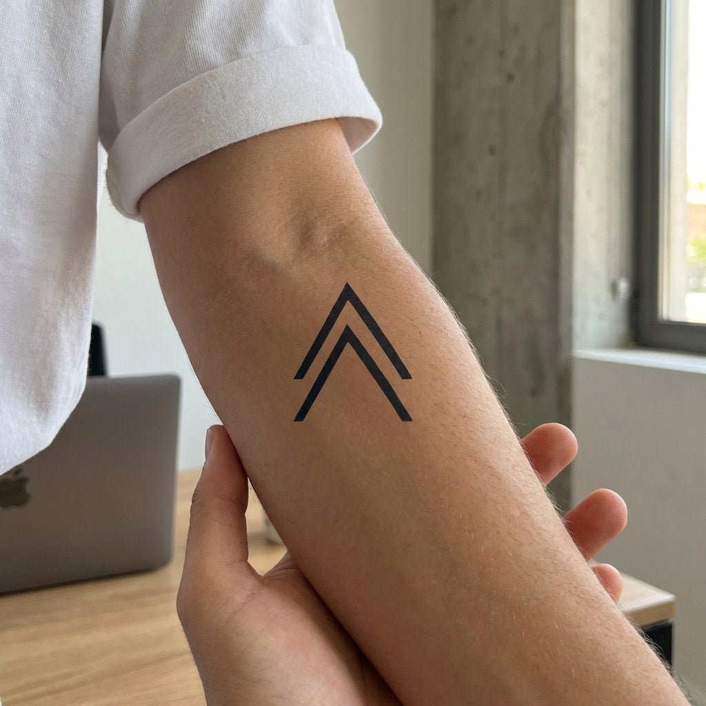 Double Arrow Tattoo - 1 | Temporalis