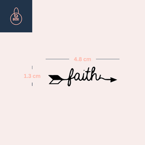 Faith Banner 4 - Temporalis® - Tymczasowy tatuaż