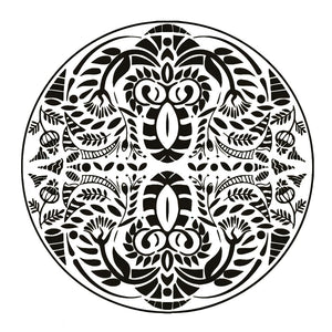 Floral Folk Mandala Tattoo - 2 | Temporalis