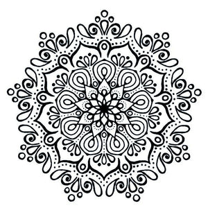 Mandala floreale 2 - Temporalis® - Tatuaggio temporaneo
