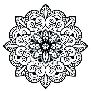 Blommandala 2 - Temporalis® - Tillfällig tatuering