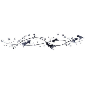Goldfish Wave Tattoo - 2 | Temporalis