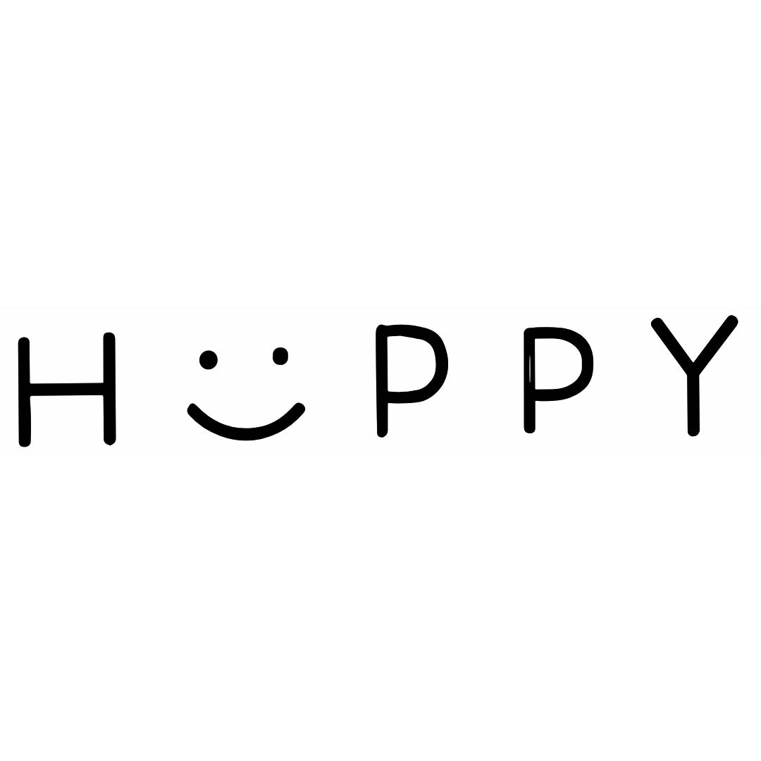 HAPPY temporary tattoo with A as a smiley - 2 | Temporalis