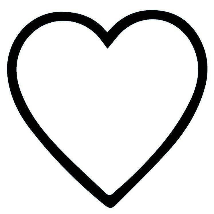 Heart outline temporary tattoo - 2 | Temporalis