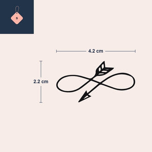 Infinity Arrow Tattoo - 4 | Temporalis