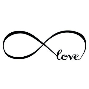 Infinity 'love' script temporary tattoo - 2 | Temporalis