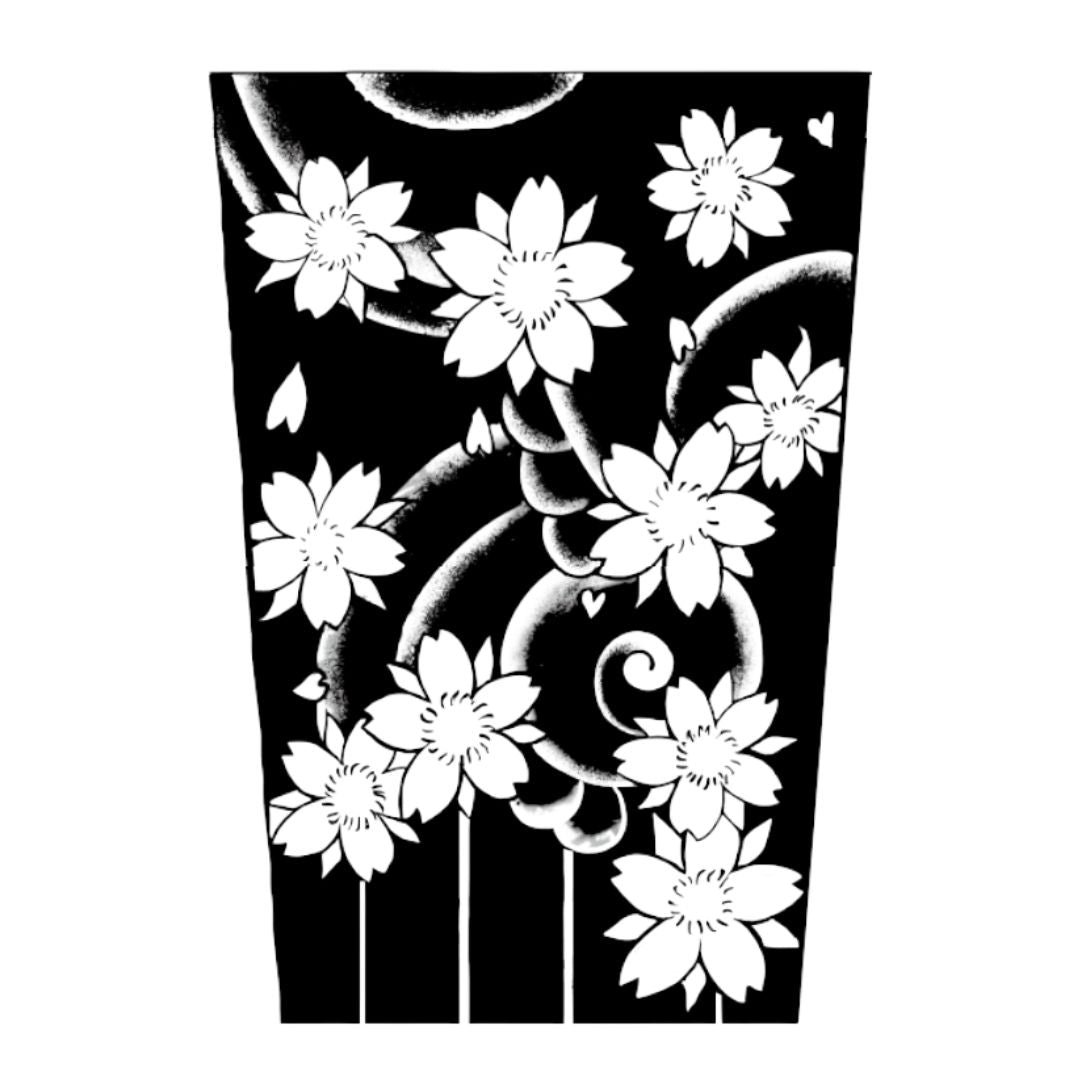 Japanese Cherry Blossom Sleeve Tattoo - 2 | Temporalis