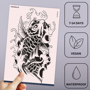 Japanese Koi Fish Tattoo - 3 | Temporalis