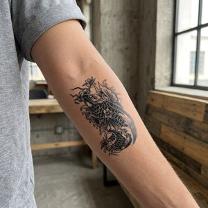 Japanese Koi Fish Tattoo - 1 | Temporalis