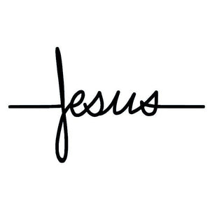 Jesus' script temporary tattoo - 2 | Temporalis