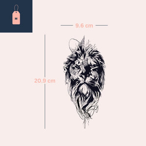 Roi de la jungle 2 - Temporalis® - Tatouage temporaire