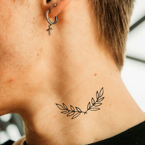 Laurel branch temporary tattoo - 1 | Temporalis