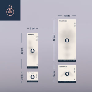 Lotus - Kit de tatouages (6 tatouages) 3 - Temporalis® - Tatouage temporaire