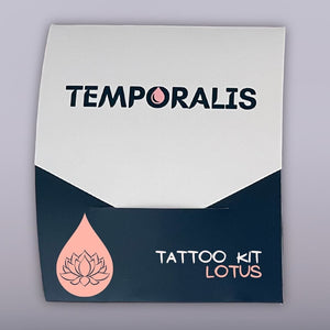 Lotus - Kit de tatouages (6 tatouages) 1 - Temporalis® - Tatouage temporaire