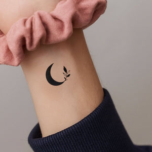 Lunar Leaf 1 - Temporalis® - Temporäres Tattoo