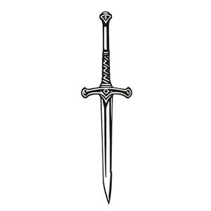 Medieval Sword Tattoo - 2 | Temporalis