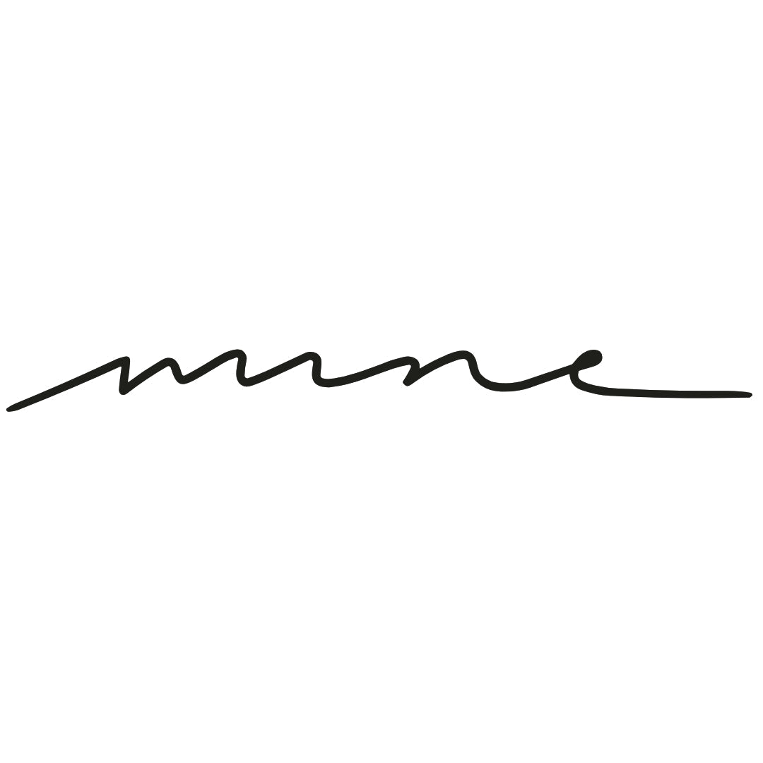 “mine” cursive script temporary tattoo - 2 | Temporalis