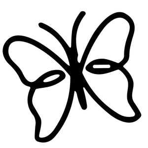 Minimalist Butterfly Outline 2 - Temporalis