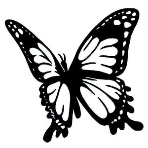 Minimalist butterfly silhouette temporary tattoo - 2 | Temporalis