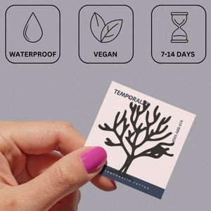 Minimalist tree of life temporary tattoo - 3 | Temporalis