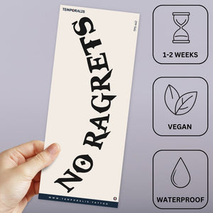 Popełnione błędy „BRAK ŻAŁOSŃ” 3 - Temporalis® - Tatuaż tymczasowy