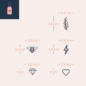 Zestaw tatuaży Nature's Symbols 3 - Temporalis® - Tatuaż tymczasowy