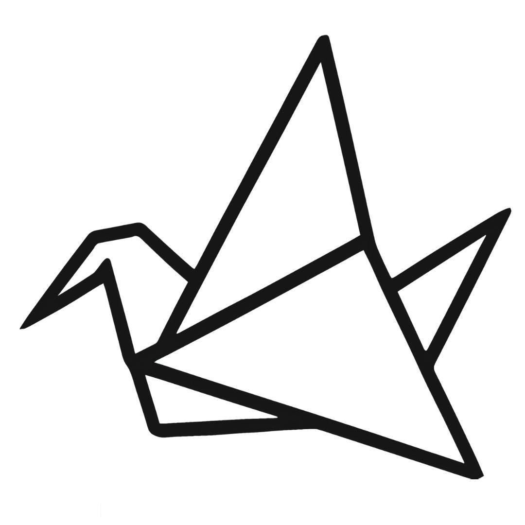 Origami Crane Tattoo - 2 | Temporalis
