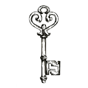 Ornate Skeleton Key Tattoo - 2 | Temporalis