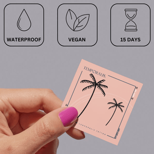 Palme 3 - Temporalis® - Tatuaggio temporaneo