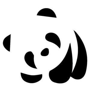 Panda Face Temporary Tattoo - 2 | Temporalis