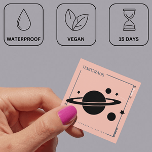 Pianeti e Stelle 3 - Temporalis® - Tatuaggio temporaneo