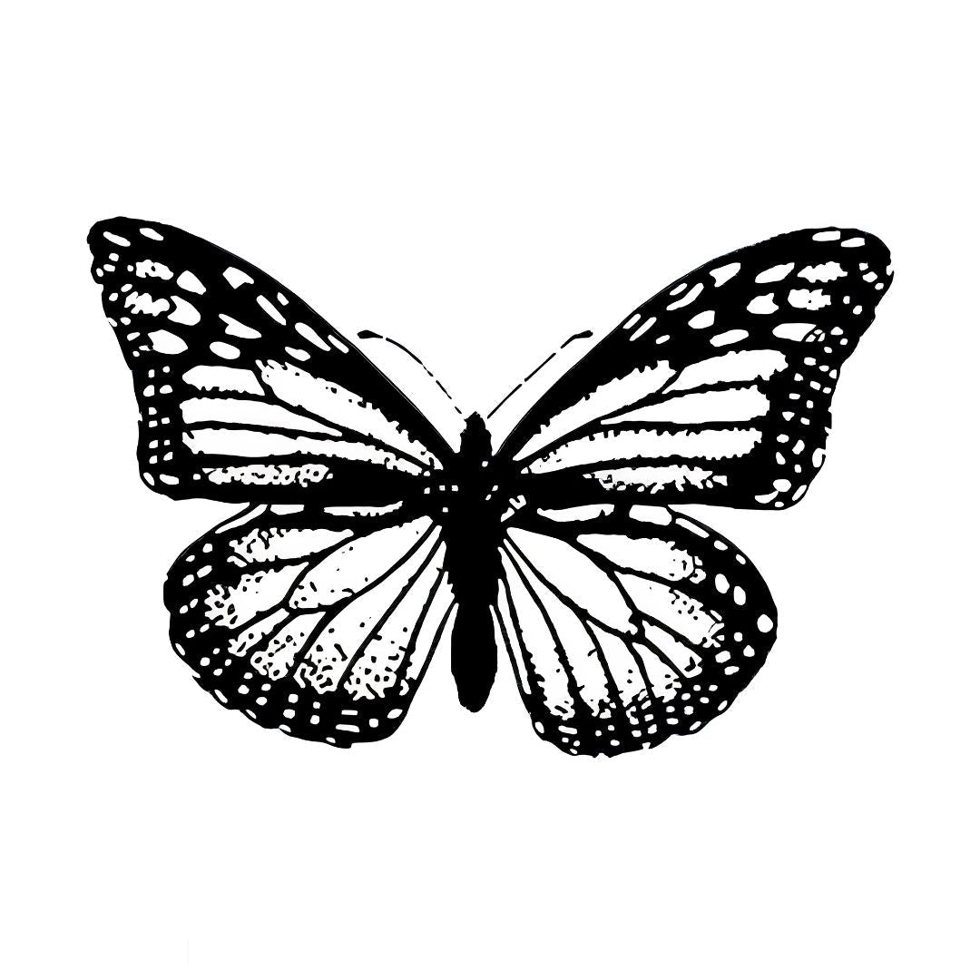 Realistic Monarch Butterfly Tattoo - 2 | Temporalis